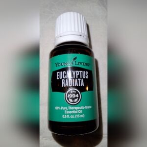 Young Living Eucalyptus Radiata Oil in Green and Black